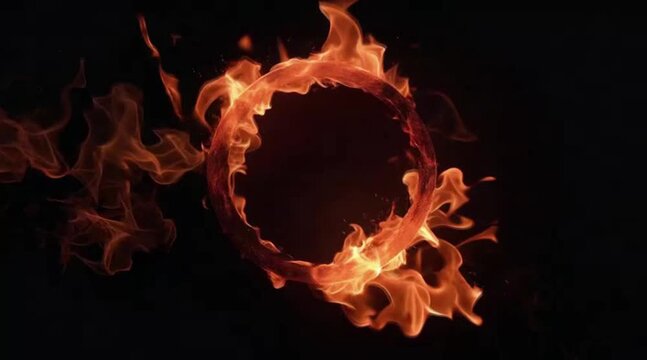 Fiery Spiral of Destruction: Embrace the Circle of Flames
