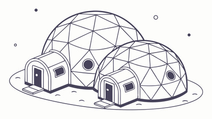 Two Geometric Dome Structures on a Surface.