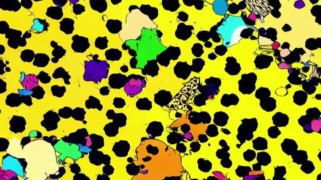 Seamless leopard print pattern: a wild animal fur texture illustration for fashion and nature designs