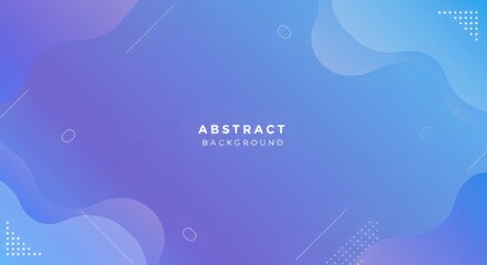Minimalist Abstract Banner Background with Soft Gradients, Curved Shapes, and Dynamic Lines in Blue and Purple Tones – Clean Professional Layout for Corporate, Tech, or Digital Branding Use

