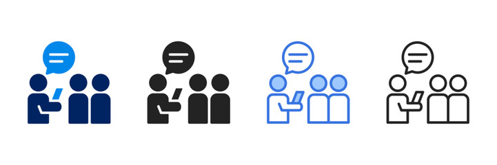 Briefing  Icon Set Different Style Collection 