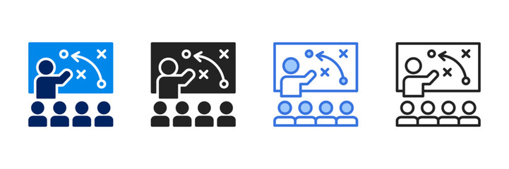 Strategy  Icon Set Different Style Collection 