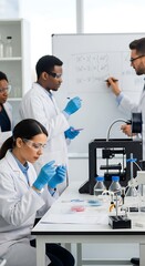 Collaborative Scientific Exploration in a Modern Research Laboratory Space