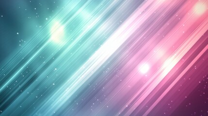 A minimalist abstract background with smooth gradients of light teal, lavender, and pink, accented with glowing lines for a peaceful and soft effect