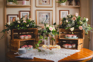 wedding reception at the wedding