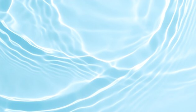 Light blue water surface with gentle ripples - Powered by Adobe