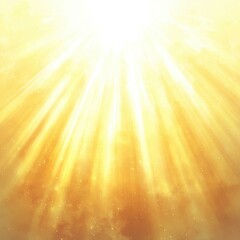 Obraz premium Radiant golden light rays burst from center