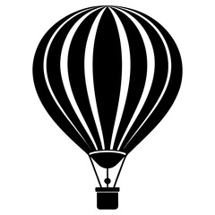 Obraz premium Minimal Balloon Black Silhouette