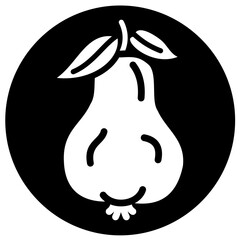 rose apple fruit icon