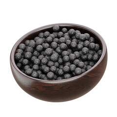 Pile of Black Peppercorn 3D Illustration