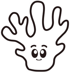 black and white tree