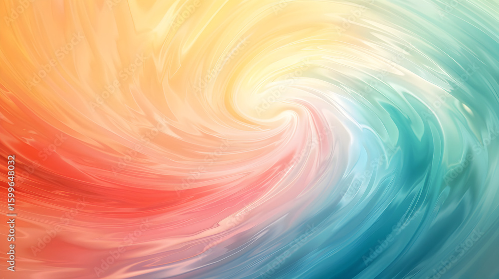 Poster abstract background with a swirl of vibrant colors creating a dynamic effect