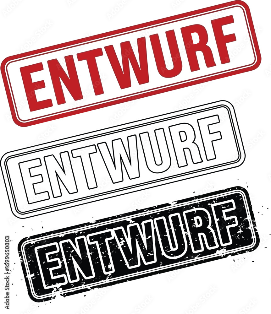 Poster entwurf vector stamp design set for graphic design projects and creative visual communication needs 