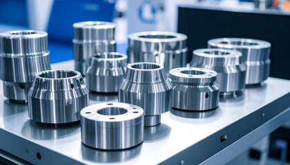 Precision Metal Parts on Display.