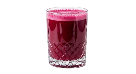 Fresh Beetroot Juice in Glass Healthy Drink Vibrant Red Color