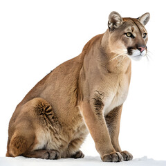 puma 17 years puma concolor isolated