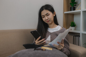 she feels stressed about spending on her credit cards when she sees the outstanding balance, the...