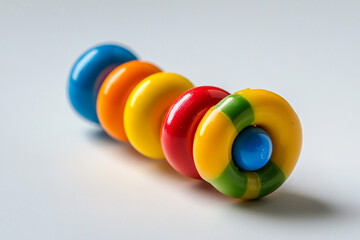 Colorful Teething Toy Ring

