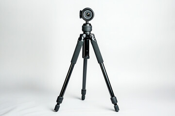 Camera on Tripod with Ball Head

