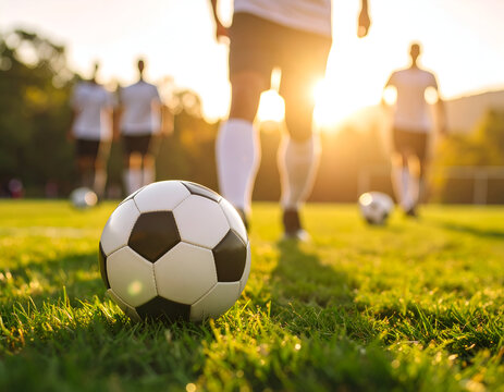 Sunset Soccer Team Walk.