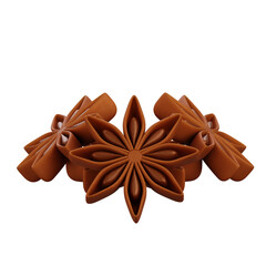 Star Anise Spice 3D Illustration