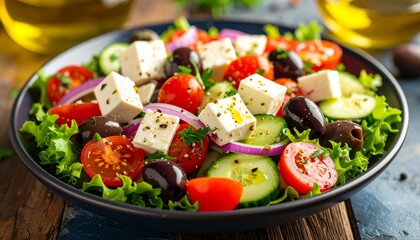 salad with feta cheese