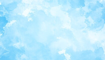 Obraz premium Light-blue, textured sky. Soft watercolor effect