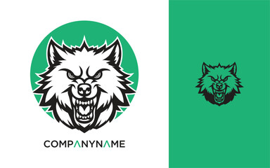 wolf mascot logo