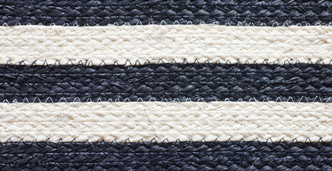 Closeup of Striped fabric texture background.