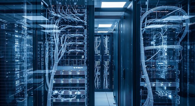 Deep Data Center View with High-Performance Computing Infrastructure