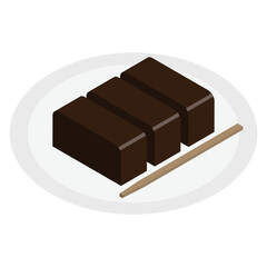 羊羹　ようかん　イラスト