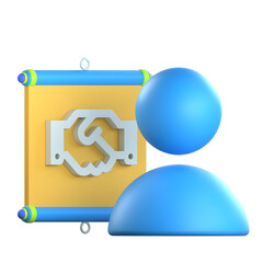 Presentation Project 3D Icon Colorful Design