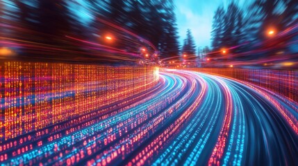 High-Speed Data Highway: A Digital Voyage Through the Information Superhighway
