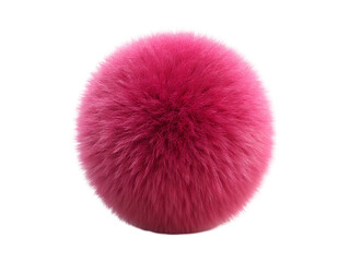 ball made of fluffy 3d png image on transparent background