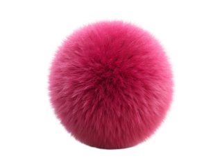 ball made of fluffy 3d png image on transparent background