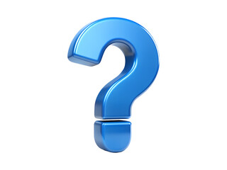 blue question mark symbol png image on transparent background