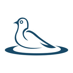 Pigeon logo icon design