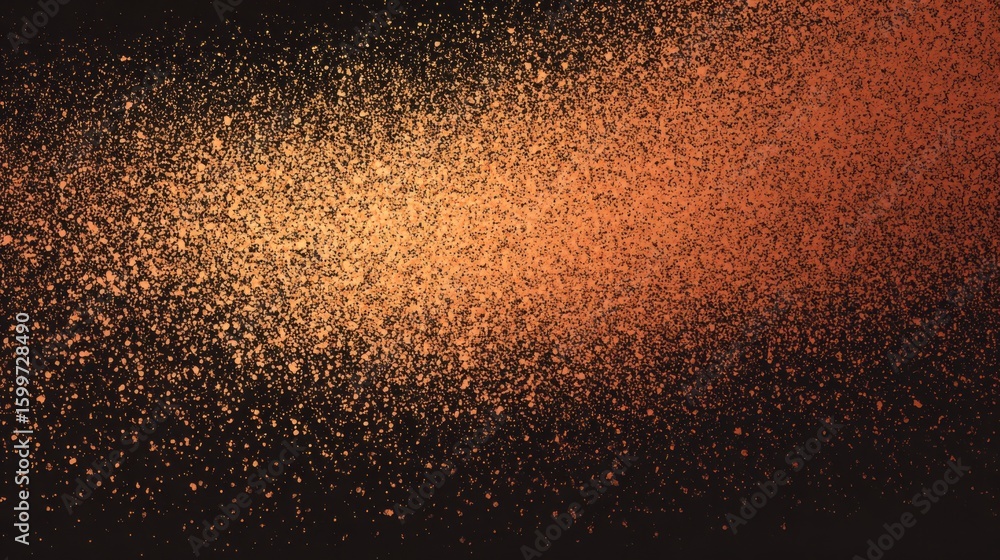 Poster a mesmerizing burst of shimmering dust particles fills the space, creating an elegant gradient effec