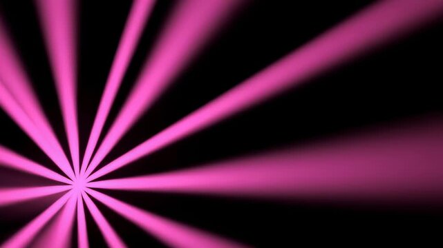 Expanding Pink Light Rays with Dynamic Zoom