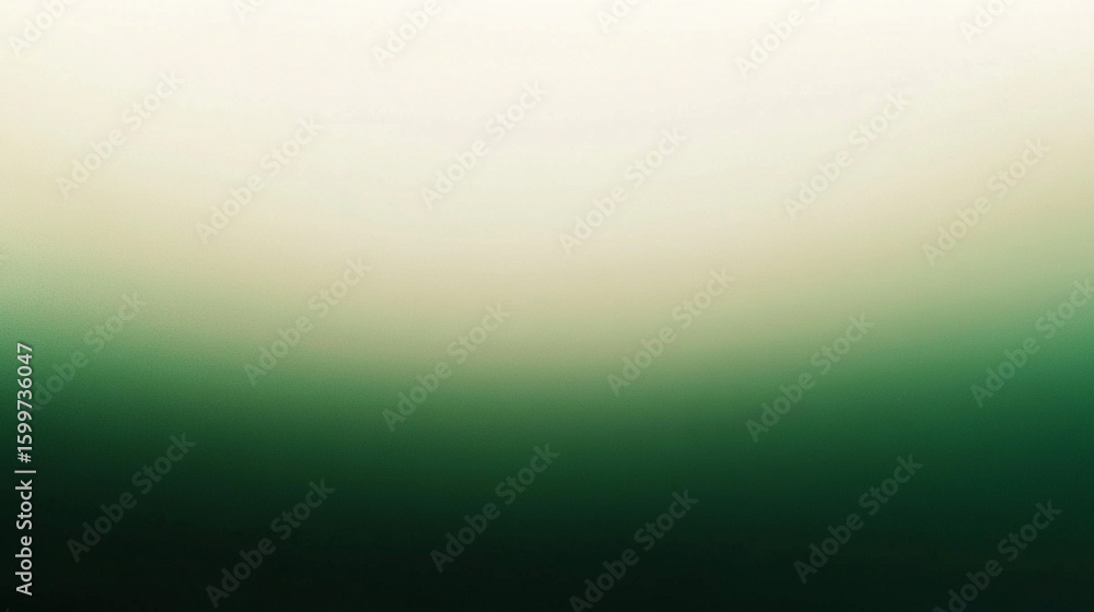 Poster a smooth gradient blending rich emerald green into soft ivory, creating a fresh and elegant backdrop