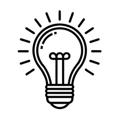 light bulb vector illustration