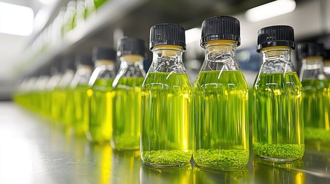 Green Biofuel Production: Sustainable Energy Solutions - Powered by Adobe