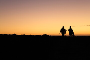 Fototapeta premium Sunset Surf