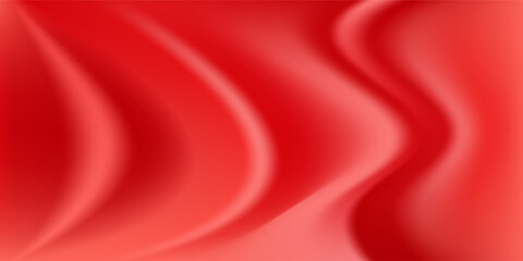 Abstract red gradient background, light and shadow on the backdrop with dimensions, hot tone wall with intense color, horizontal wallpaper.