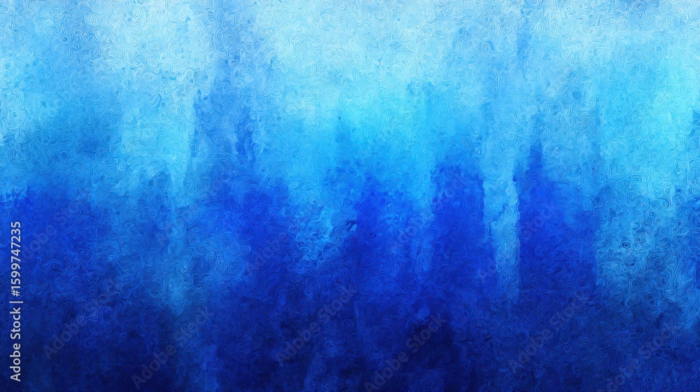 Poster soft hues of blue blend seamlessly, creating an abstract background that provides a tranquil ambianc