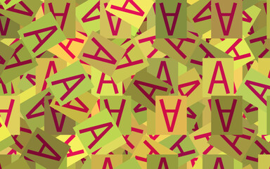 Fototapeta premium seamless pattern with colorful letters