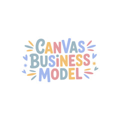 Canvas Business Model Graphic Design