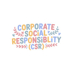 CSR Sticker Corporate Social Responsibility