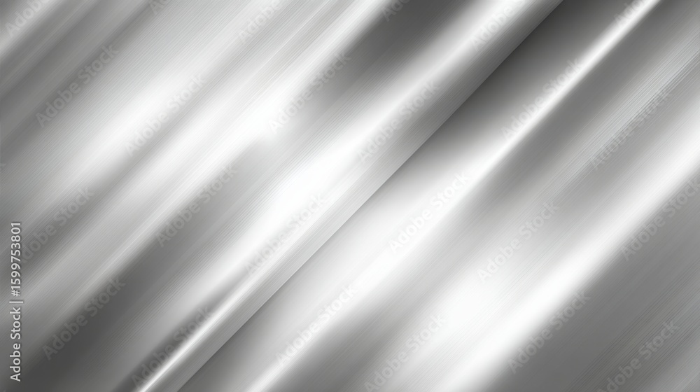 Aufkleber soft silver fabric elegantly flows, creating gentle waves and reflections of light. this textured ma