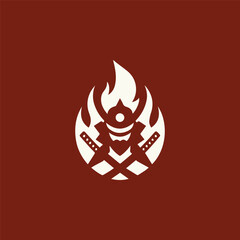 Samurai fire logo